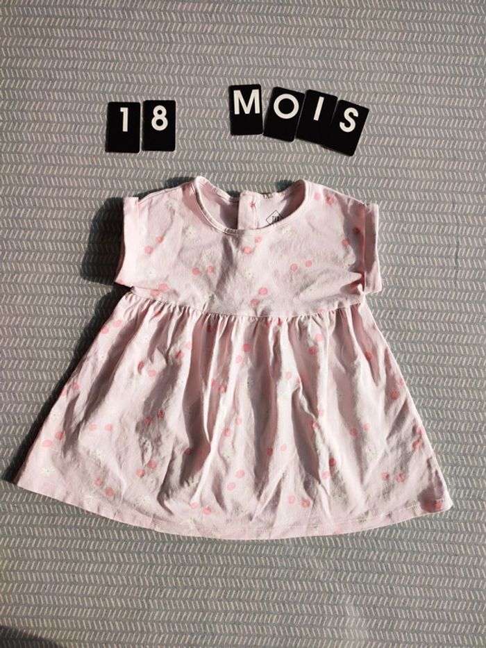 Robe à manches courtes – Taille 18 mois – TEX