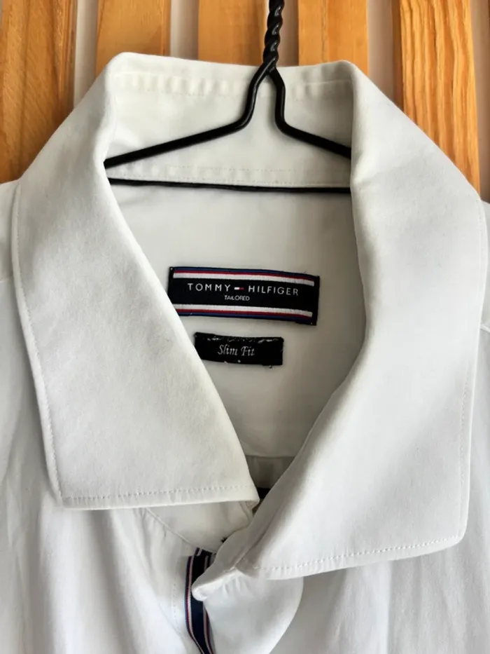 Chemise Tommy H blanc - photo numéro 3