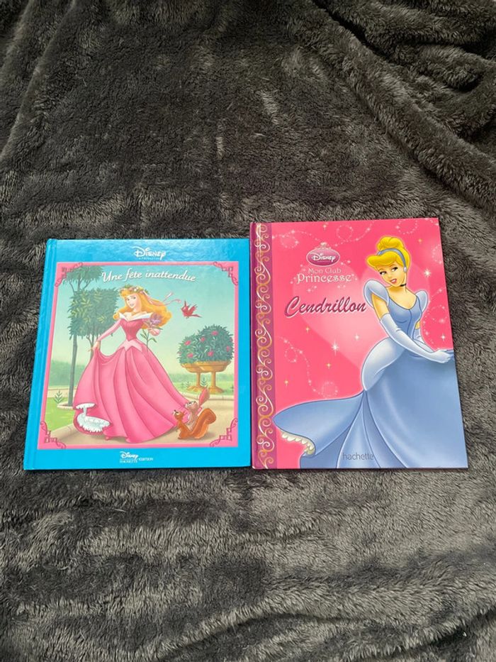 Lot de deux livres la belle au bois dormant +cendrillon