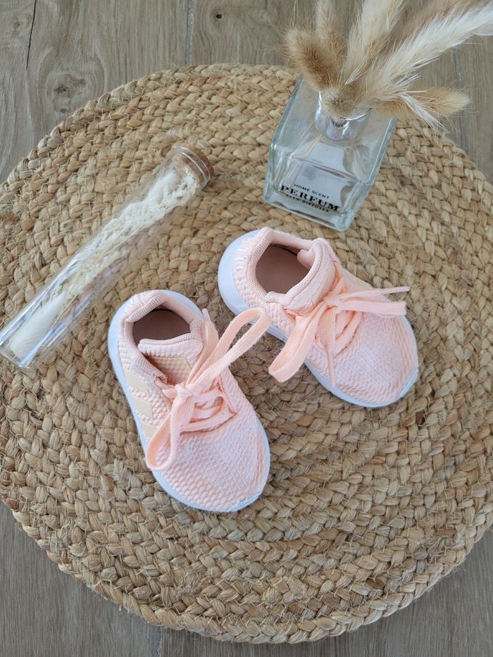 🌷Baskets à lacets Adidas taille 19 - photo numéro 5