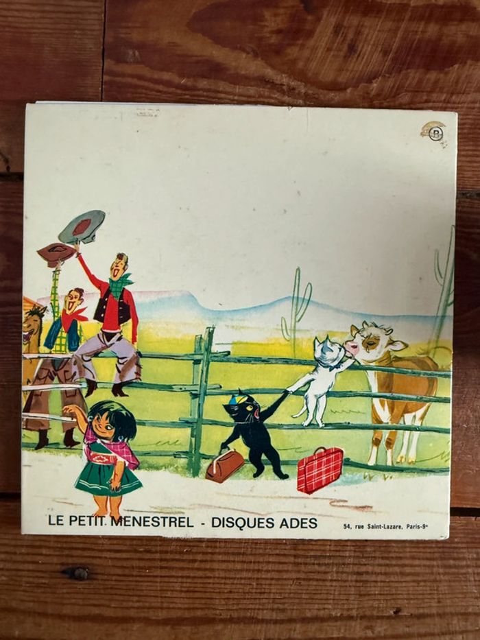 Caroline au Ranch Disques Ades Le petit ménestrel livre bd ancien vintage musique - photo numéro 2