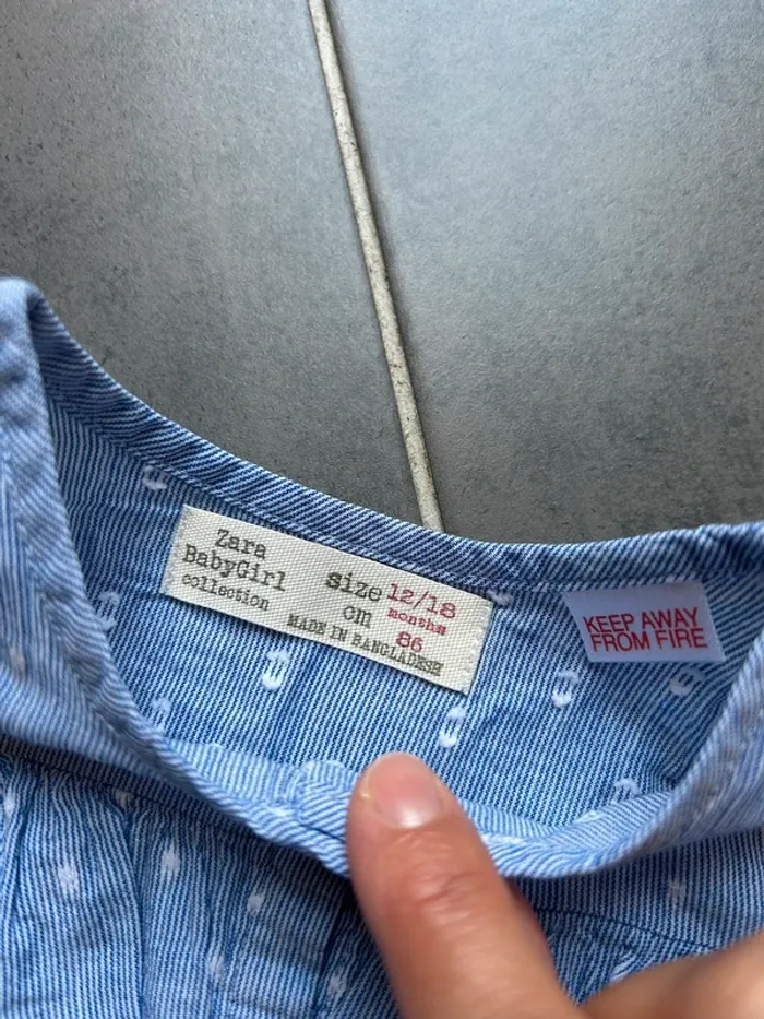 Ensemble blouse chemisier et legging bébé fille Zara - photo numéro 4