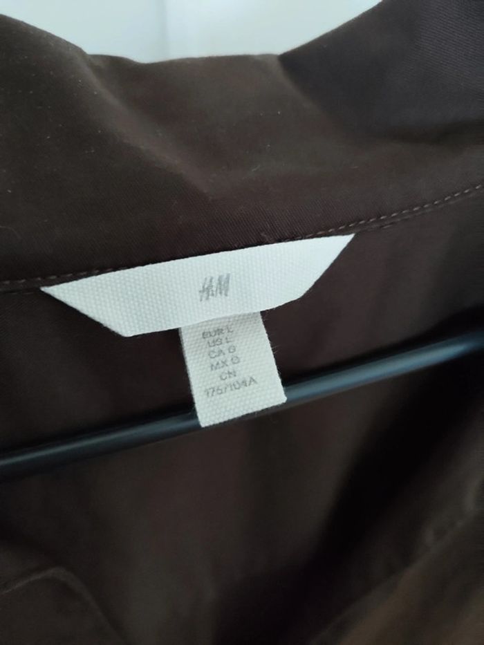 H&M robe droite marron L - photo numéro 2