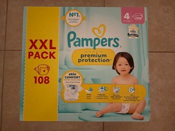 Couches Pampers Premium Protection Taille 4 Neuf