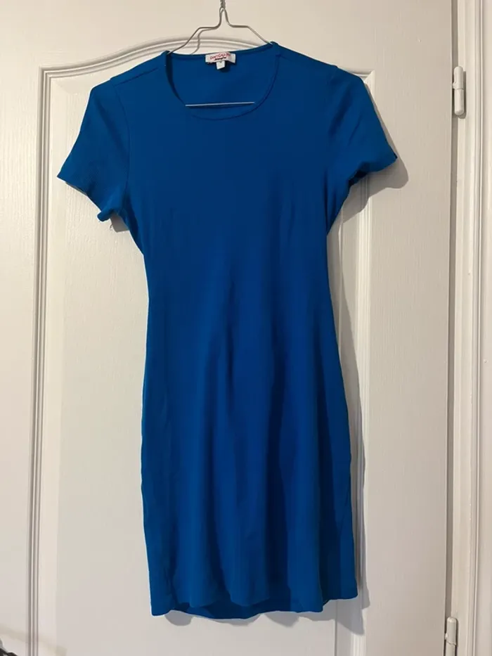 robe bleu jennyfer dos nu taille M