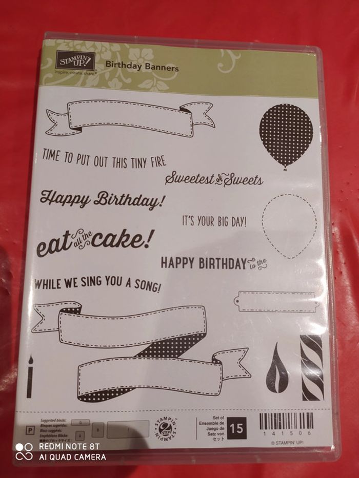Tampons scrapbooking