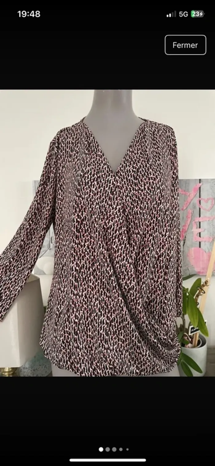 Superbe blouse en 42/44 de la boutique Armand Thiery en excellent état