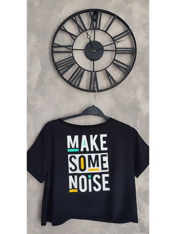 Tee-shirt cropped 14-15 ans Make some noise