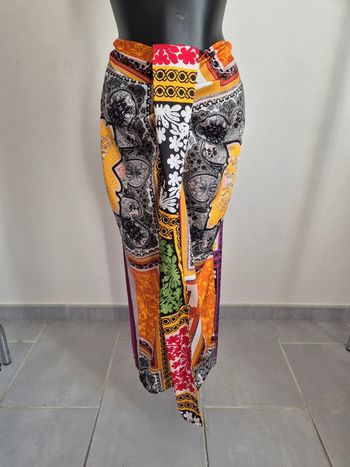 Jupe multicolore style paréo sarong femme XS/S 🎀