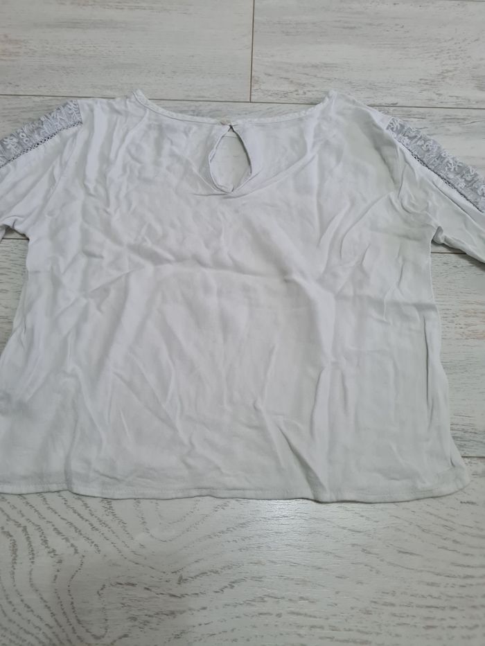 Haut manches 3/4 - 10 ans fille - photo numéro 5