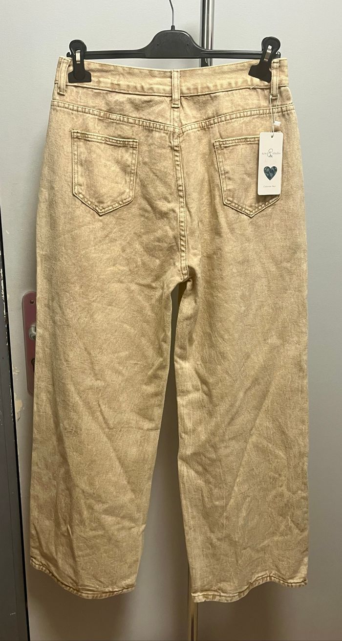 Jean large beige - photo numéro 4