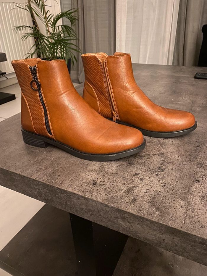 Bottines marron - photo numéro 2