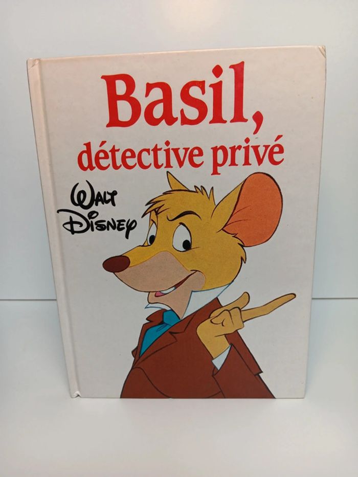 Livre Walt Disney vintage Basile detective privé 96 pages
