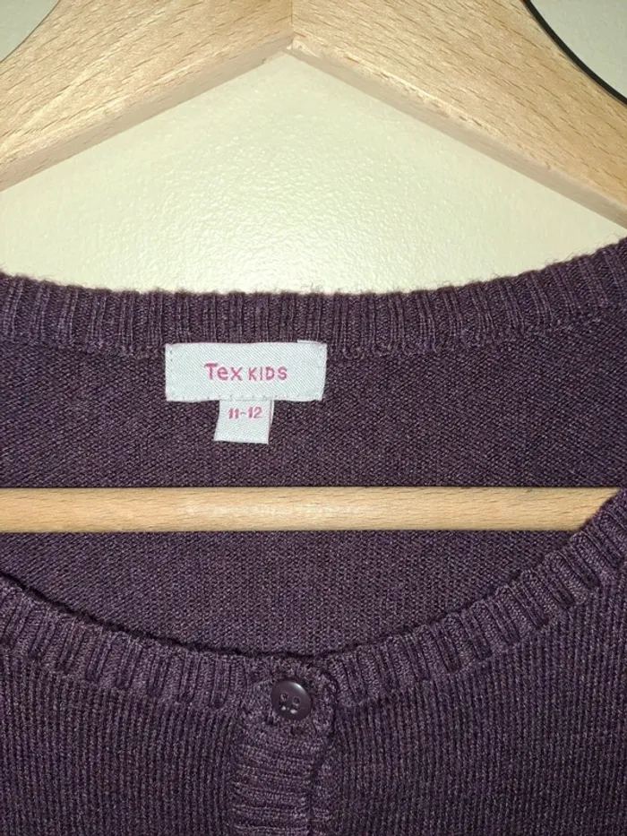 Robe douce fille violette tex kids 11/12 ans tbe - photo numéro 4