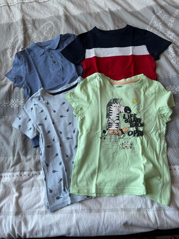 Lot de 4 t-shirts manches courtes