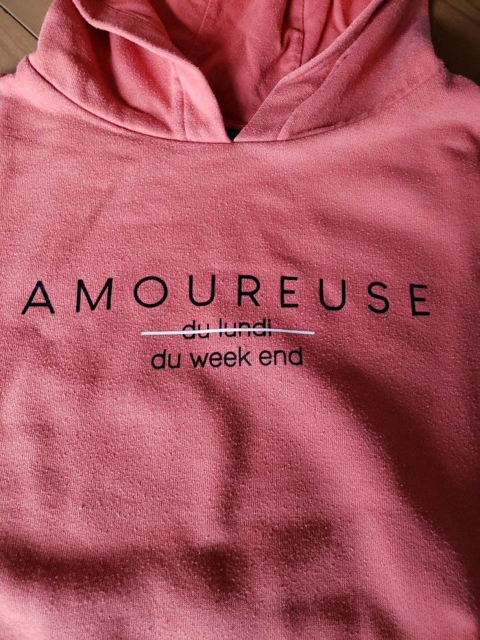 Sweat à capuche 14 ans fille - photo numéro 2