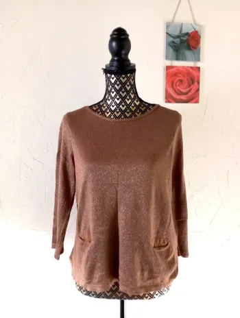 🌸 Tunique boutonnée dans le dos, Zara Woman, taille 38