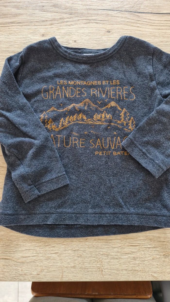 Tee shirt manche longue Petit bateau