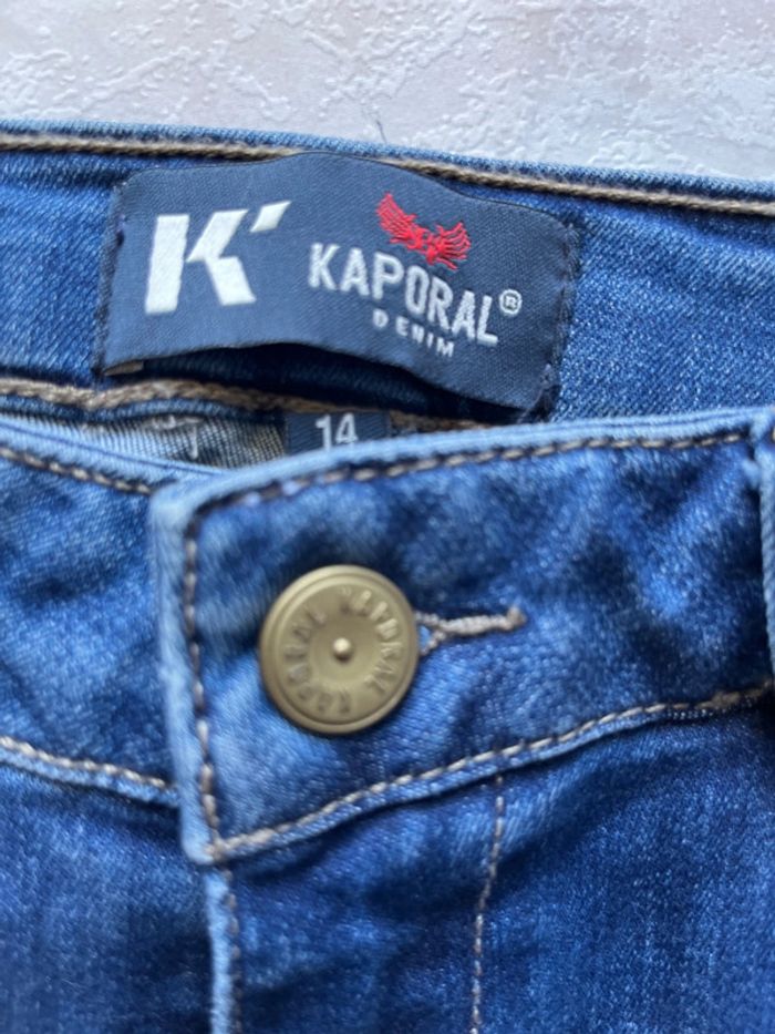 Jeans fille Kaporal /14 ans / Bleu / Très bon état - photo numéro 5