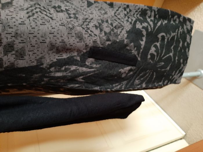Cream Clothing - Robe ML noir et gris motif fantaisie T40 - photo numéro 2