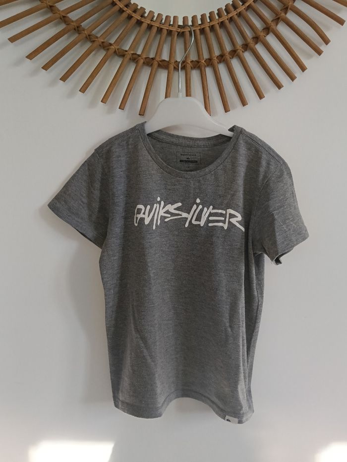 Tee-shirt gris quiksilver 5ans - photo numéro 1