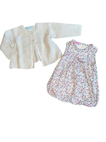Ensemble robe été et gilet 6 mois