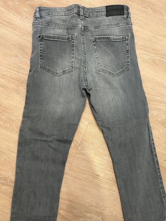Jean skinny gris taille haute - photo numéro 6