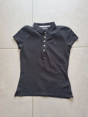 Polo Tommy Hilfiger noir taille XS