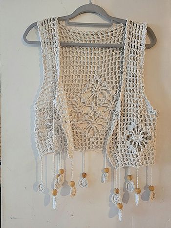 Gilet sans manche en tricot