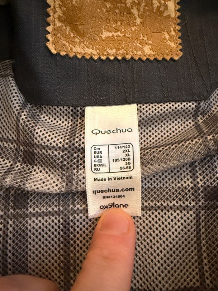 Parka Quechua grise Taille XXL - photo numéro 4