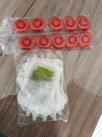 Gourdes jetables pour compotes / purées bébé 🍼🍎