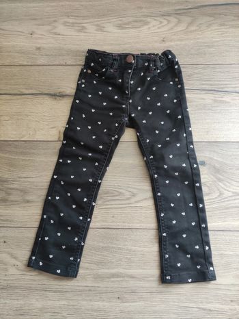 Jean sergent major noir écureuils 2 ans