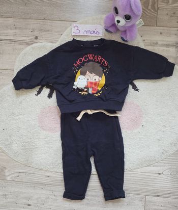 Ensemble bébé Harry Potter / Hogwarts 3 mois