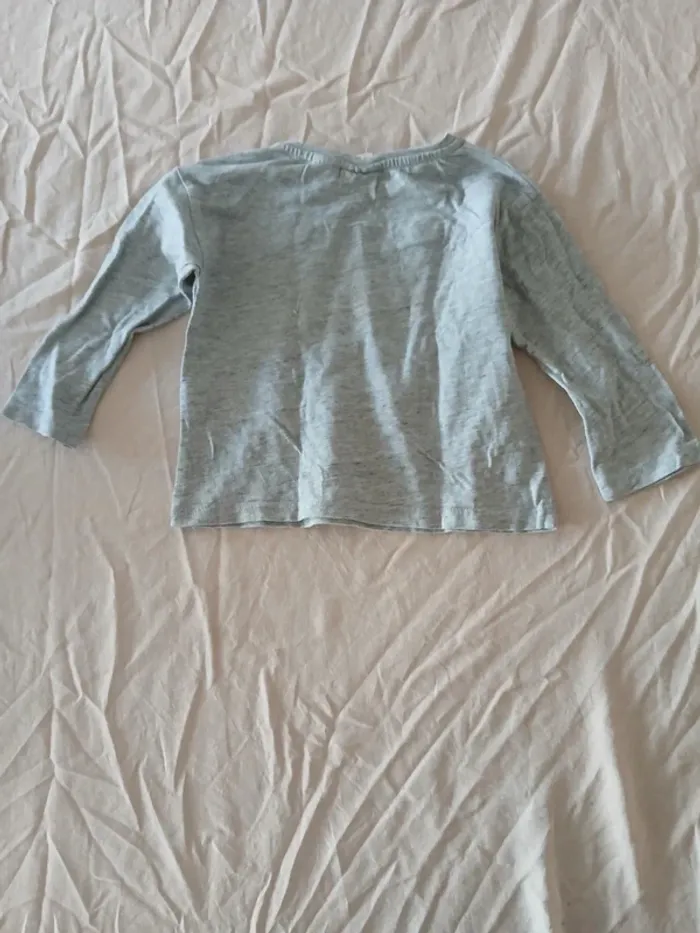 Tee-shirt manche longue 9-12 mois - photo numéro 3