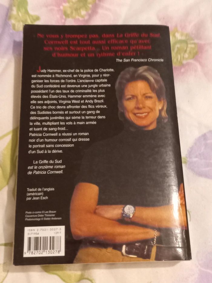 Livre Patricia  cornewell la griffe du sud - photo numéro 3