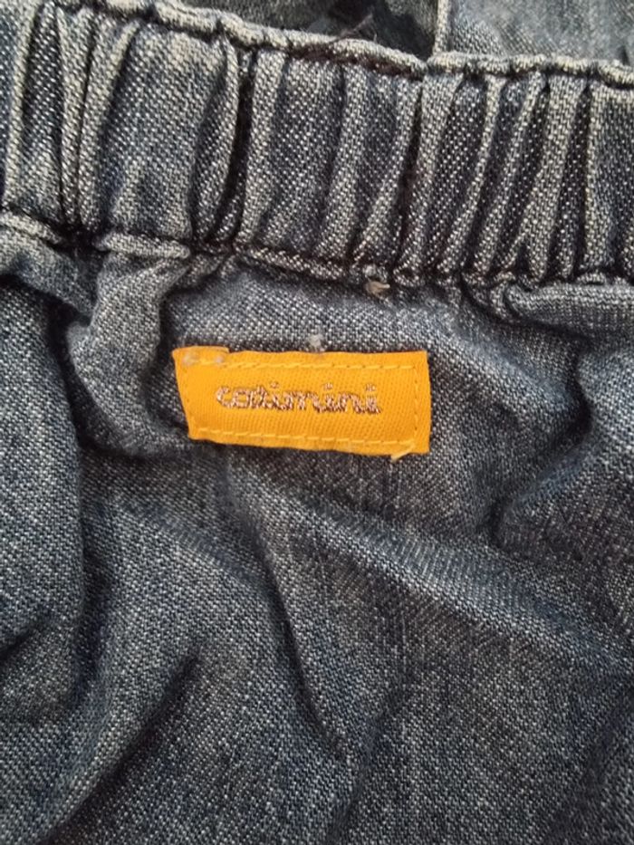 Salopette Jeans été croisée dos - photo numéro 3