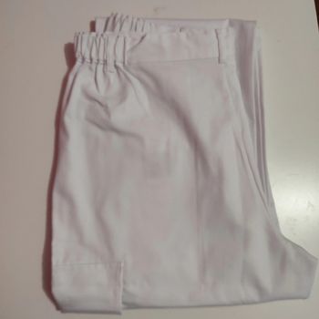 Pantalon blanc neuf de travail, taille 2 ou 44- 46, Mulliez-Flory