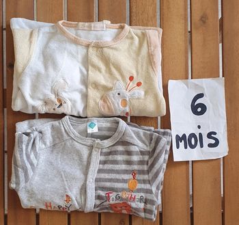 Lot de pyjamas 6mois garçon