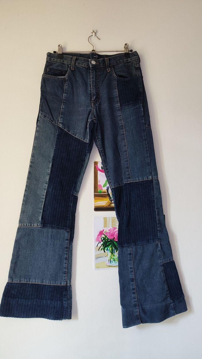 Jean patchwork y2k t34