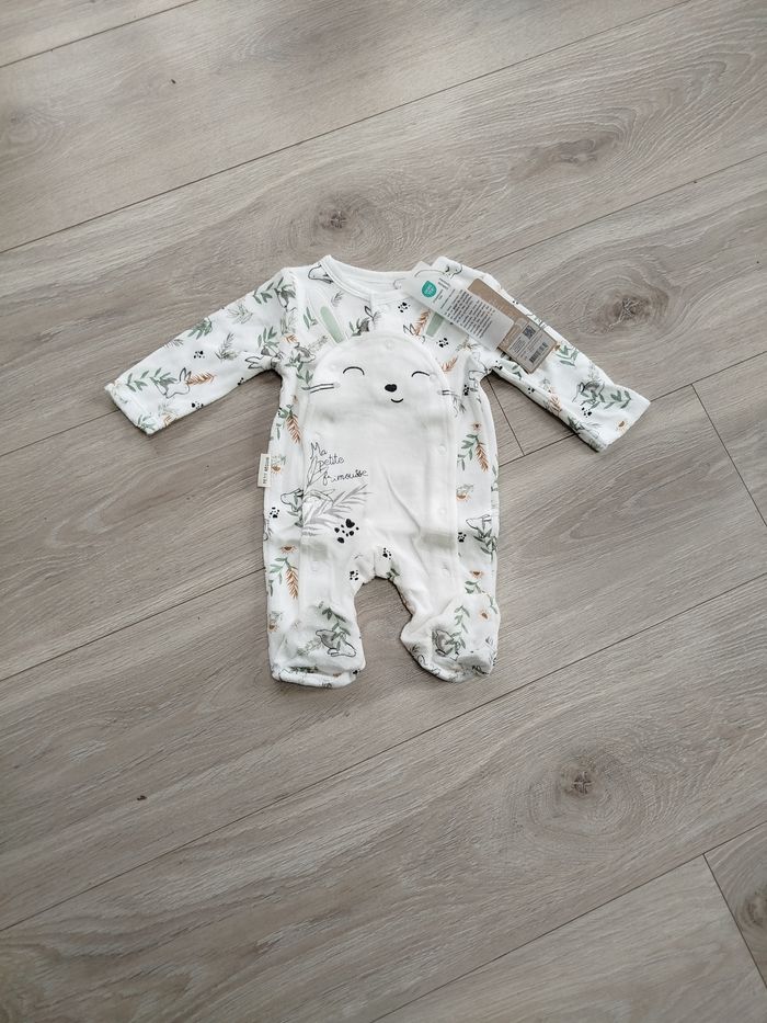 Pyjama petit béguin 1 mois 56 cm neuf