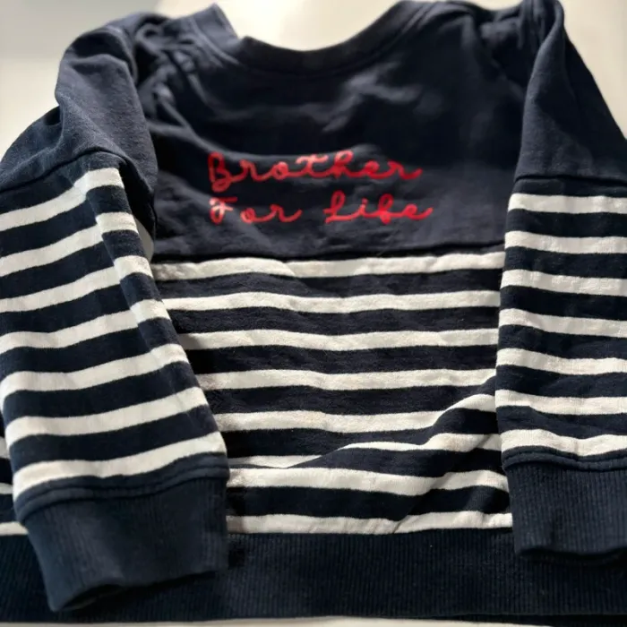 Pull marinière bleu marine