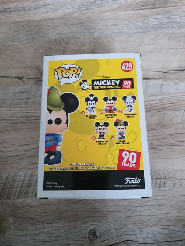 Funko pop mickey brave little tailor #429 - photo numéro 3