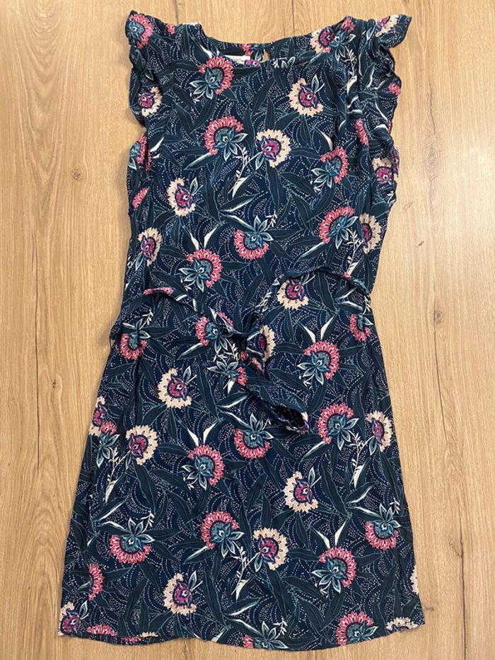 Robe été motif à fleur avec petite ceinture promod taille 36