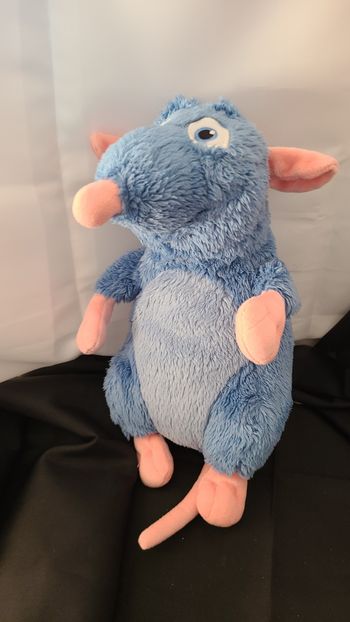 Peluche rat Remy NICOTOY Disney Ratatouille classique bleu