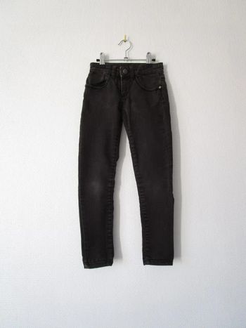 Jean noir/gris skinny IKKS 6 ans TBE