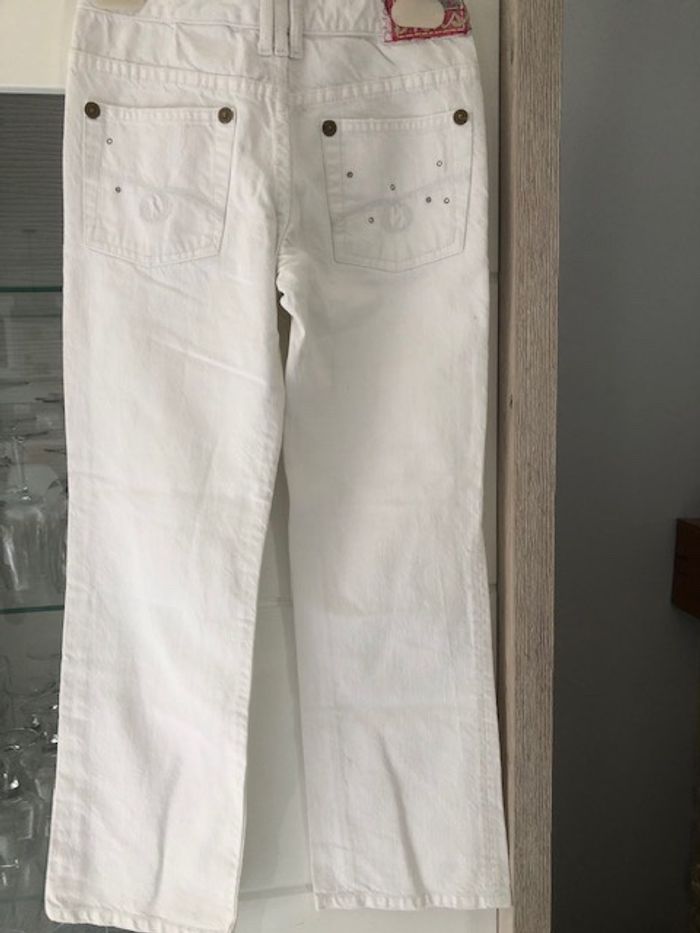 Pantalon blanc ikks 10 ans - photo numéro 7
