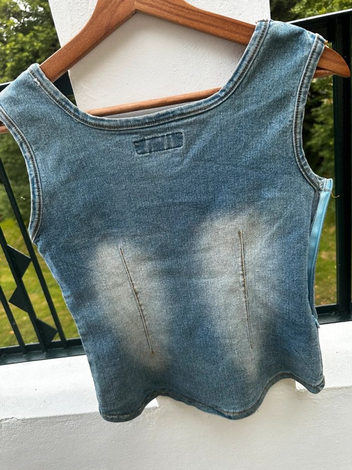 💙 Débardeur effet jean – Neuf, jamais porté ! 💙 - photo numéro 9