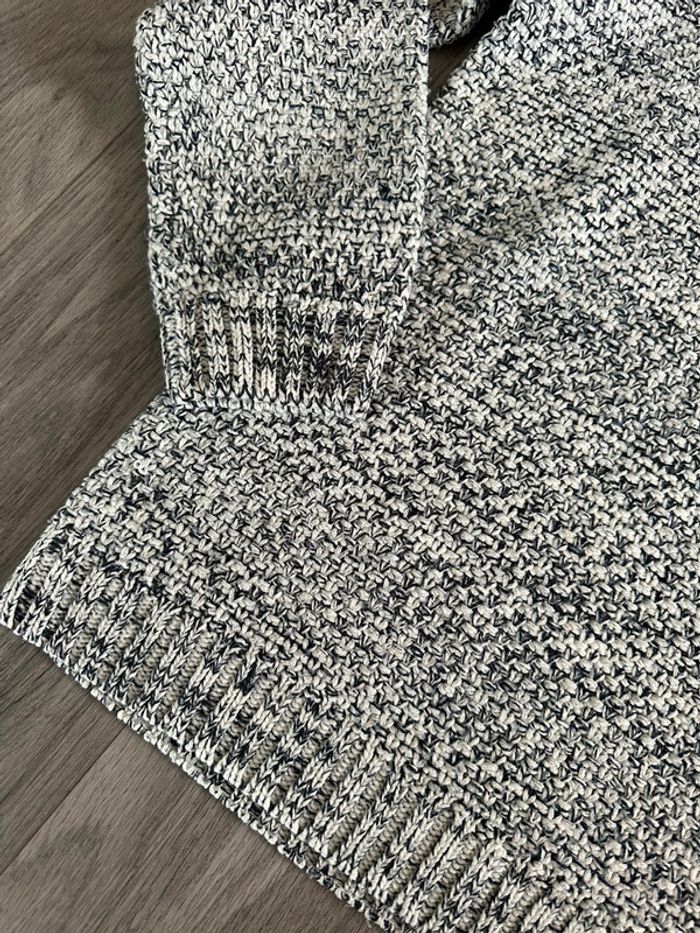 Pull moucheté noir et gris Gemo T12ans - photo numéro 4