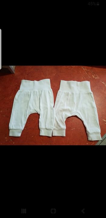 Lot de 2 sarouels bébé taille 1 mois