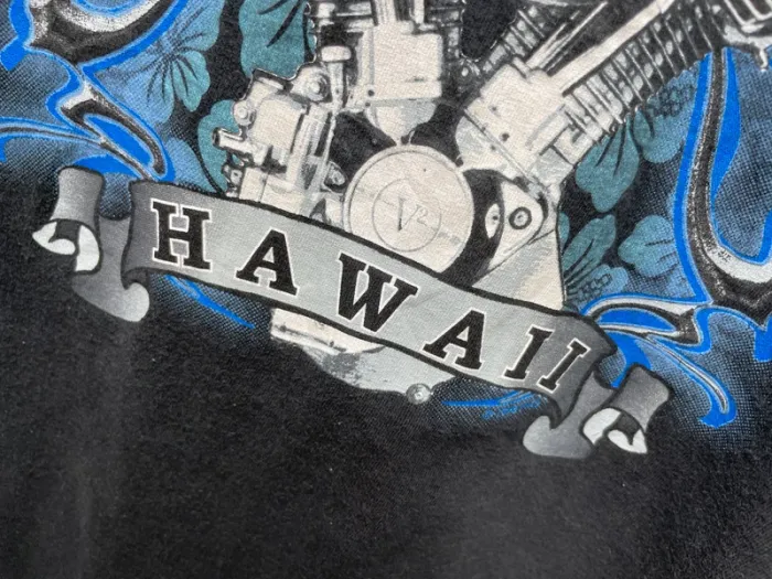 T-shirt print Harley Davidson collector motor cycles biker made in USA 🇺🇸 Pacific Hawaii Mens XXL - photo numéro 8